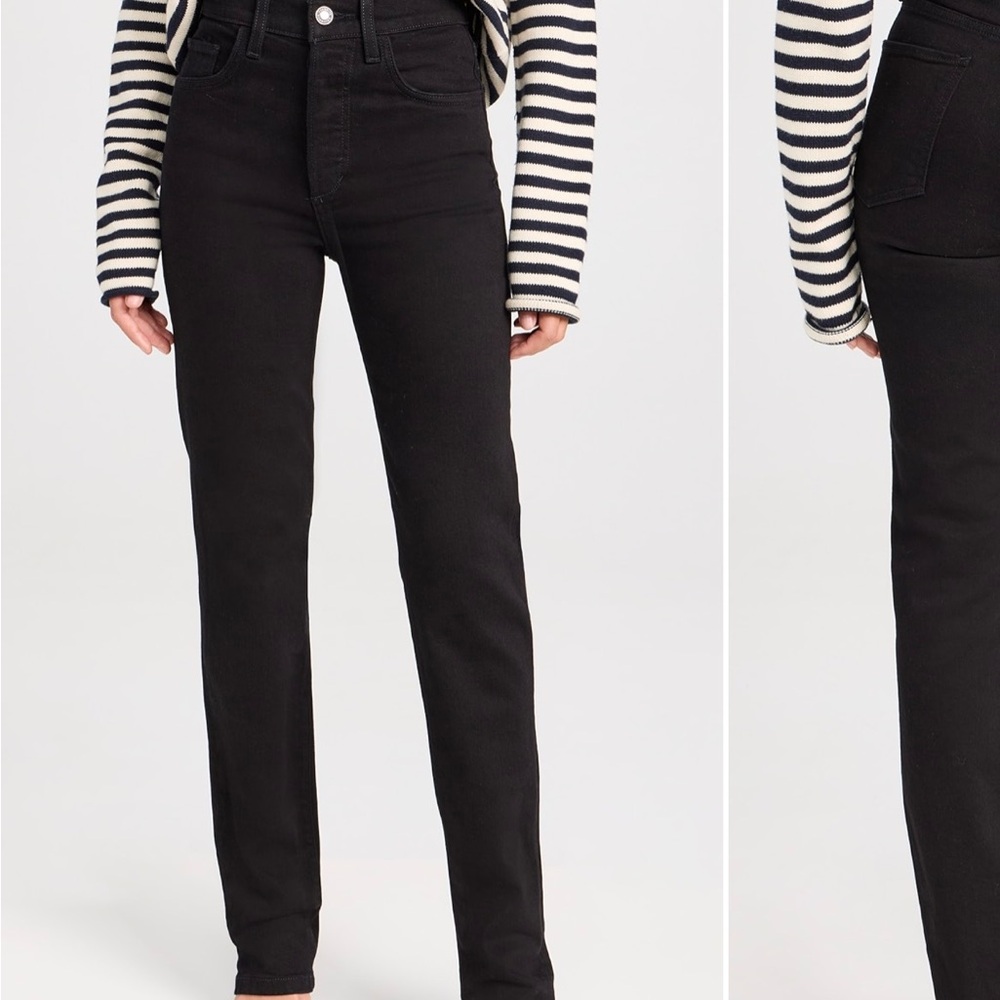 Favorite Daughter Vivi High Rise Black Jeans Slim Fit